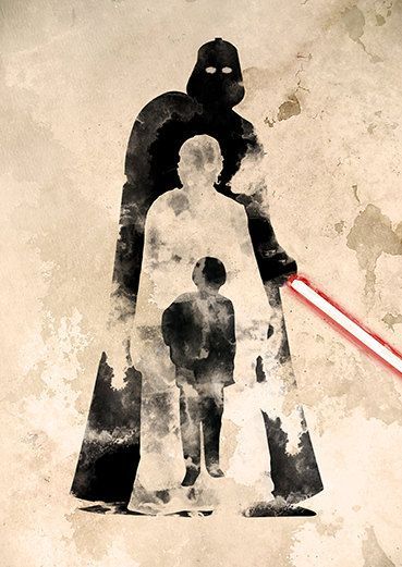 Darth Vader Watercolor, Star Wars Poster Art, Anakin Vader, Star Wars Background, Star Wars Anakin, Watercolor Poster, Cuadros Star Wars, Star Wars Tattoo, Minimalist Movie Poster