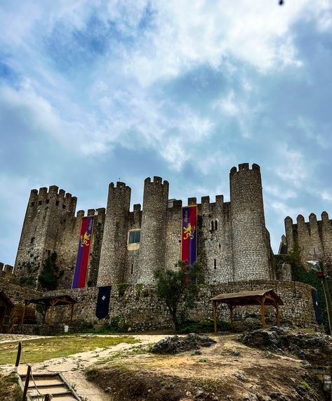 Visit Obidos Portugal: The Fairytale Village of Portugal Portugal October, Portugal Cities To Visit, Fairytale Village, Obidos Portugal, Portugal Obidos, Schist Villages Portugal, Alvor Portugal, Medieval Town, Medieval Castle