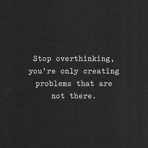 Overthinking stinks. Reassurance Quotes, Stop Overthinking, Powerful Motivational Quotes, Self Healing Quotes, Journal Quotes, Words Worth, Reminder Quotes, Healing Quotes, Jokes Quotes