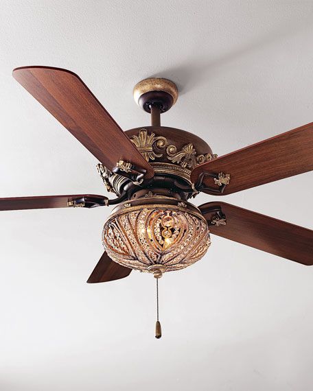 Elegant Ceiling Fan, Traditional Ceiling Fans, Ceiling Fan Bedroom, Bronze Ceiling Fan, Ceiling Fan Light Kit, Bedroom Ceiling, Fan Lamp, Ceiling Fan Chandelier, The Ceiling