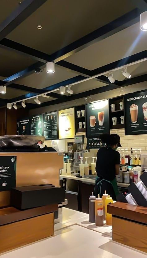 Working At Starbucks, Work Vision Board, Small Cafe Design, Starbucks Barista, Vision Board Photos, Foodie Instagram, Coffee Business, Coffee Shop Aesthetic, Small Cafe