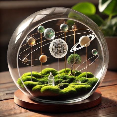 Fantasy Terrarium, Summer Promotion, Arte Floral, Craft Time, Ponds, Aquariums, Plant Decor, The Hobbit, 3d Print