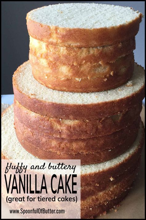 Best Homemade Vanilla Cake, Homemade Vanilla Cake Recipe, Make A Wedding Cake, Crockpot Peach Cobbler, Homemade Vanilla Cake, Base Cake, Peach Dump Cake, Cake Recipes Easy Homemade, Diy Wedding Cake