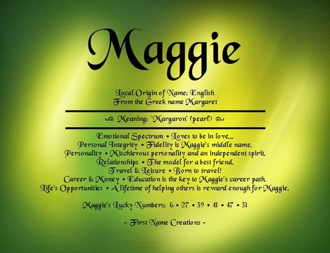 The meaning of my name......... Maggie Name Meaning, Maggie Name Wallpaper, Maggie Name, Meaning Of My Name, Personal Integrity, Greek Names, Name Origins, Best Character Names, Name Boards