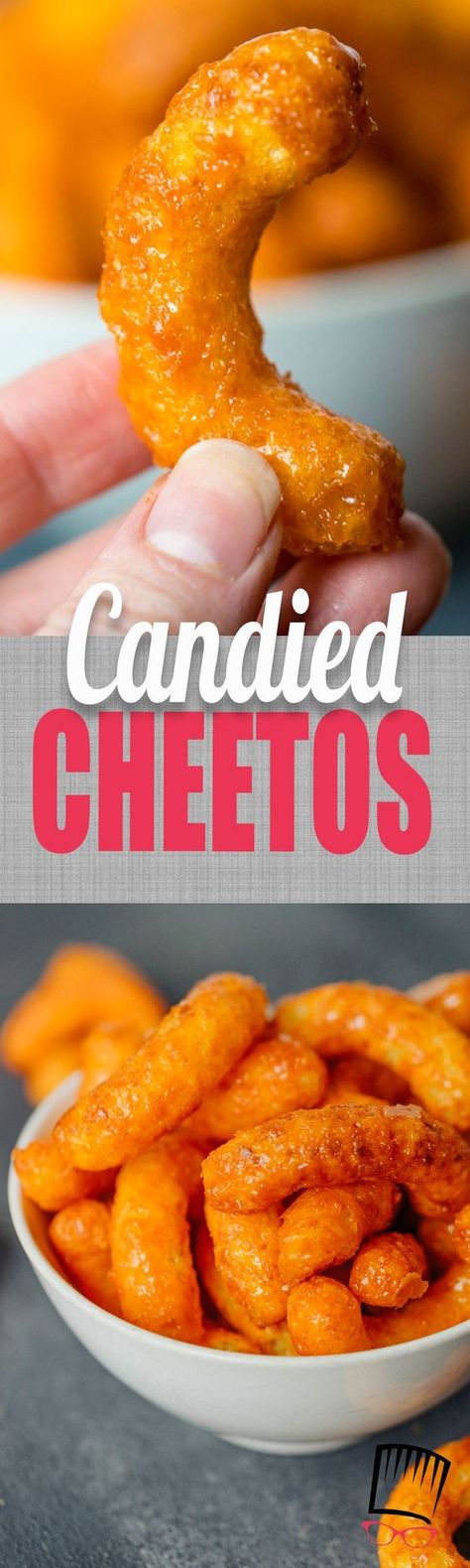 Candy Cheetos, Candied Cheetos, Treats Gifts, Baking Treats, Hot Cheetos, Caramel Crunch, Salty Treats, Candy Recipes Homemade, Snack Mix Recipes