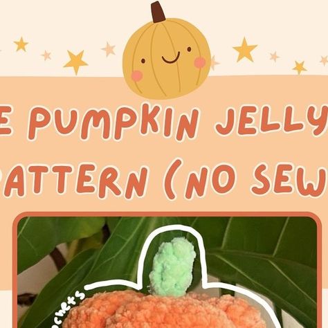 Mini Pumpkin Crochet Pattern, November Crochet Ideas, Crochet Jellycat Pattern Free, Jellycat Crochet Pattern, Fall Amigurumi Free Pattern, Pumpkin Jellycat, Jellycat Crochet, Pumpkin Crochet Pattern Free, Crotchet Gifts