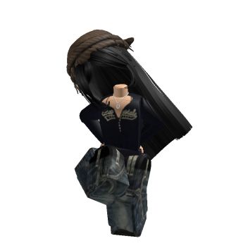 Trending Roblox Avatars, Cute Grunge Roblox Avatars, Y2k Roblox Hair Codes, Roblox Avatars Black Hair, Roblox Clothes Ideas, Roblox Hair Ideas, Mm2 Outfits, Aesthetic Roblox Avatar Ideas, Roblox Black Hair