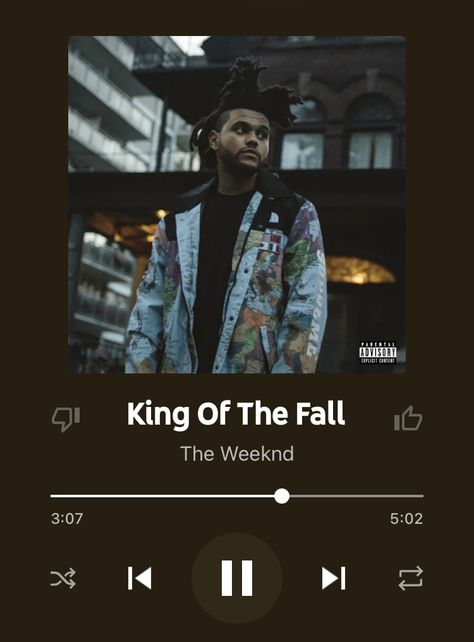 The Weeknd King Of The Fall, King Of The Fall The Weeknd, King Of The Fall, Fall Lyrics, Lyrics Aesthetic, The Weeknd, The Fall, Album Covers, Parenting