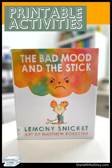 Read aloud The Bad Mood and The Stick by Lemony Snicket to your first, second and third grade students and use these printable activities and worksheets created by Clutter-Free Classroom and teaching ideas to deliver standards-based reading lessons. Your elementary students will love this children’s book, which is great for teaching making predictions, making connections, sequencing, making good choices, and emotions. Learn more and grab all of the helpful tips and printables you need here! The Bad Mood And The Stick Activities, Stick Activities, Genre Activities, Making Good Choices, Interactive Read Aloud Lessons, Social Emotional Learning Lessons, Clutter Free Classroom, Read Aloud Activities, Writing Lesson Plans