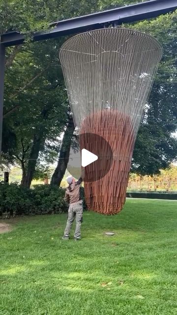 180.Fact on Instagram: "So Satisfying 🔊✨Sound installation by Swiss sculptor @etiennekrahenbuhl   #Factmag #mood #weekend #Sculpture #Contemporaryart  #Firday #performance #installationart #satisfying #soundart" Sound Sculpture, Sound Installation, Sound Systems, Sound Art, Public Sculpture, Kinetic Art, So Satisfying, Sculpture Installation, Every Thing