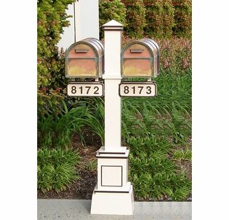 Craftsman Mailbox, Victorian Mailboxes, Brass Mailbox, Entrance Landscaping, Copper Mailbox, Cluster Mailboxes, Residential Mailboxes, Mailbox Makeover, Mailbox Flag