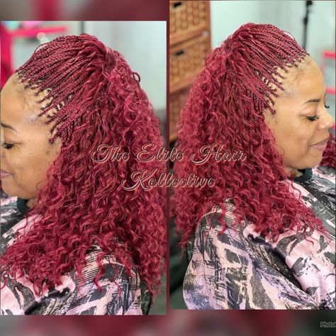 #micros #microbraids #braidstyles #mississippi #braider #salon #cosmetologist #booknow Micro Tree Braids, Curly Micro Braids Hairstyles, Curly Micro Braids, Micro Braids Human Hair, Micro Braids Styles, Micro Braids Hairstyles, Crochet Hairstyles, Tree Braids, Braids Styles