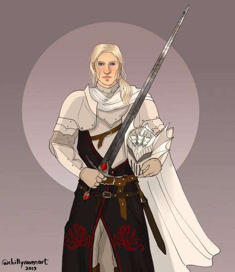 Aemon Targaryen The Dragon Knight, Aemon Targaryen Art, Viserys Ii, Aemon Targaryen, Daeron Targaryen, Rhaegar Targaryen, Dragon Oc, Game Of Thrones Artwork, Targaryen Art