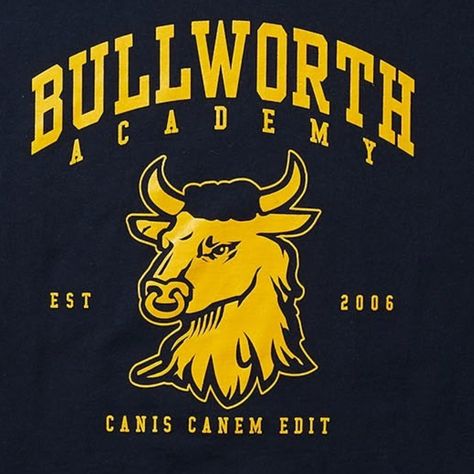 Canis Canem Edit, Bullworth Academy, Game Outfit Ideas, Bully Game, Gary Smith, Soft Navy Blue, Reality Shifting, Apparel Design Inspiration, Anime Wall Prints !!