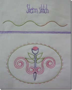 Stitched Sunday--embroidery tutorials--from Australia--the best embroiderists Stem Stitch Embroidery Motifs, Stem Stitch Embroidery, Stem Stitch, Outline Designs, Stitch Tutorial, Paper Embroidery, Embroidery Motifs, Hand Embroidery Stitches, Stitch Embroidery