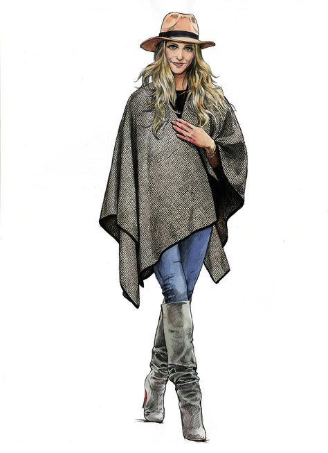 Winter Wear Illustration, Fashion Illustration Ideas, Fashion Sketches Men, Illustration Face, Fashion Illustration Face, Fashion Design Inspiration, Fashion Portfolio Layout, Fashion Drawing Sketches, Design Sketchbook