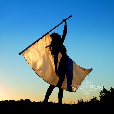 Color Guard Funny, Color Guard Quotes, Color Guard Flags, Colour Guard, Senior Photoshoot Poses, Winter Guard, Senior Photo Poses, Post Photo, High School Senior Pictures