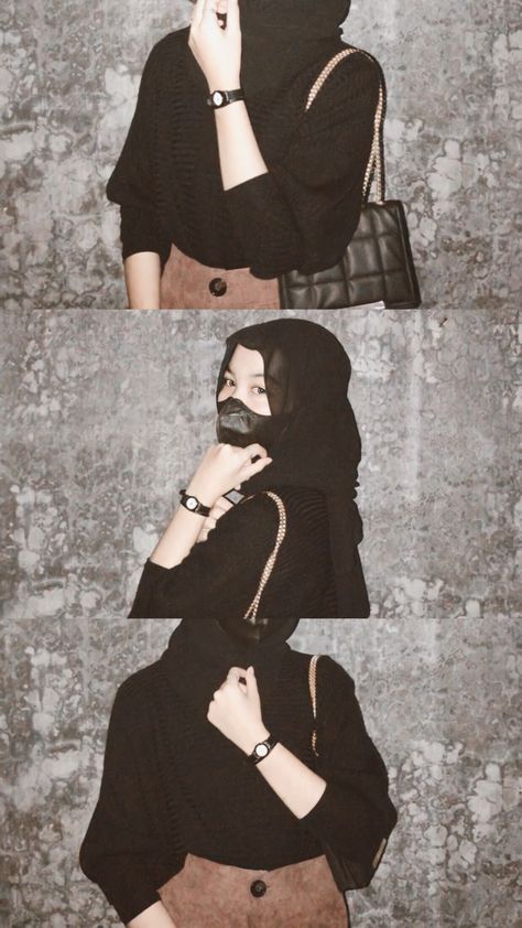 YOUR DAILY IS HIJAB OUTFIT Ootd Hijab Style, Outfit Hijab Casual, Ootd Poses, Muslim Outfits Casual, Casual Hijab Outfit, Hijabi Outfits Casual, Everyday Fashion Outfits, Muslimah Fashion Outfits, Outfit Hijab