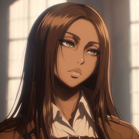 anime aesthetic The Best Anime, Best Anime, Original Character, Anime Character, Attack On Titan, Brown Hair, Hair, Anime