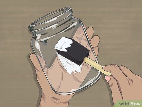 How to Decoupage Jars: 14 Steps (with Pictures) - wikiHow Decoupage Fabric On Glass Mason Jars, Decoupage Diy How To Make, Craft With Jars, Decopauge Ideas Decoupage Tutorial, Napkin Decoupage Glass Mason Jars, Decoupage Boxes Ideas Diy, Decopage Ideas Glass Bottles, Decoupage Jars Diy, Things To Decoupage