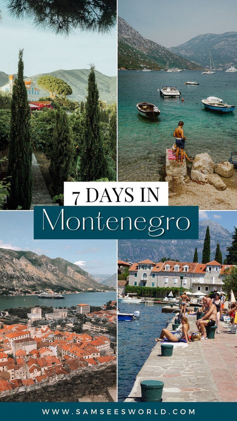 Montenegro Itinerary Rose Montenegro, Balkan Itinerary, Zabljak Montenegro, Montenegro Aesthetic, Montenegro Itinerary, Boyfriend List, European Cruise, 7 Day Itinerary, Montenegro Travel