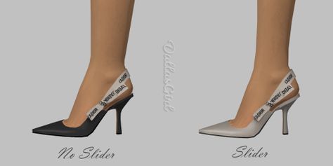 Dior Slingback, The Sims 4 Custom Content, The Sims 4 Skin, Cc Shoes, Cc Clothes, Sims 4 Cc Shoes, Sims 4 Body Mods, Tumblr Sims 4, Timeless Shoes