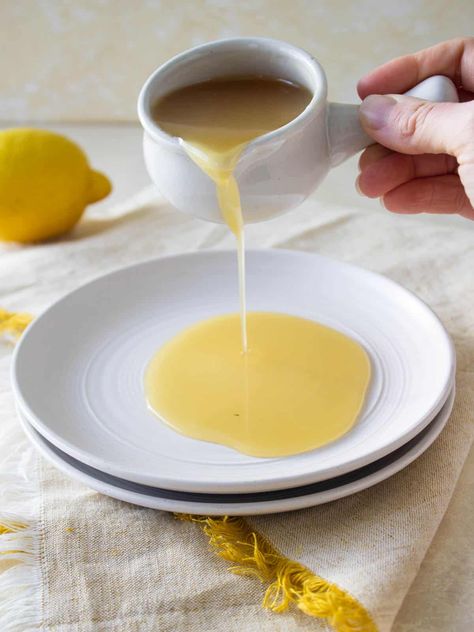 Lemon Glaze Icing Easy, Lemon Cake Glaze, Lemon Glaze For Cake, Granulated Sugar Glaze, Granulated Sugar Icing, Lemon Glaze Icing, Lemon Glaze Cake, Cake Glaze, Lemon Glaze Recipe