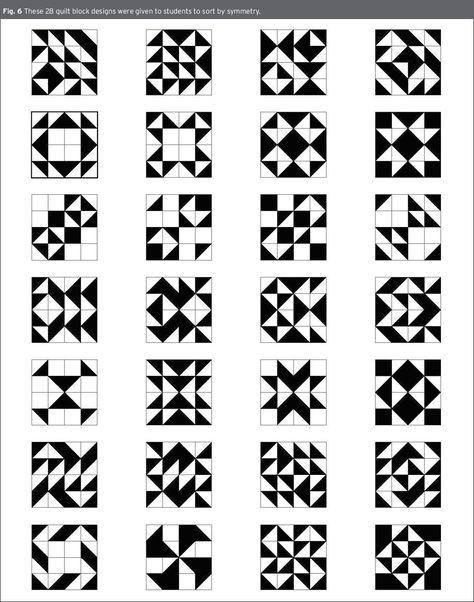 Square Tessellation Patterns, Half Square Triangle Quilts Pattern, Black And White Quilts, Dinner For Kids, Half Square Triangle Quilts, Geometric Design Art, Sampler Quilts, Graph Paper Art, Half Square Triangle