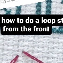 Simple cross stitch patterns with snark and sass on Instagram: "Game changer alert: I had always done loop starts — from the back. But once I started using an embroidery stand, doing a loop start from the front was like new magic because I could keep my hoop in the stand when starting new threads instead of having to take it out and flip it! 🤯 It's so simple, and SO satisfying when the loop pops through to the back 🤩 Will you make the switch? . . . . . . . . . . #crossstitch #loopstart #satisf Simple Cross Stitch Patterns, Embroidery Stand, Stitch Quotes, Cross Stitch Quotes, Stitch Quote, Simple Cross, So Satisfying, Simple Cross Stitch, The Switch