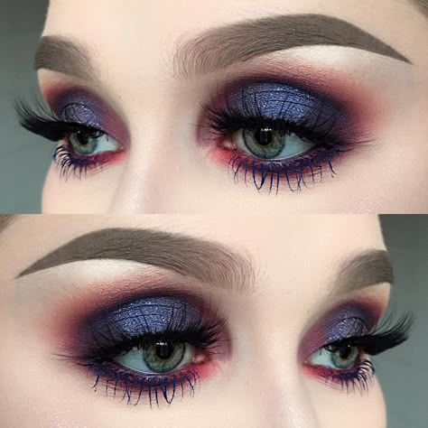 Makeup Extreme, Makeup Dark, Happy Makeup, Dark Eyeshadow, 2019 Makeup, Beautiful Eye Makeup, Colorful Eye Makeup, Makeup Eyes, Trendy Makeup