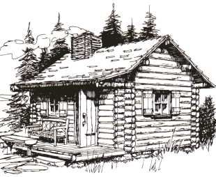 log cabin plans Log Cabin Drawing Pencil, Log Cabin Sketch, How To Draw A Cabin, Cabin Sketch, Cabin Drawing, Small Log Cabin Plans, Barn Drawing, Cabin Painting, Log Cabin Plans