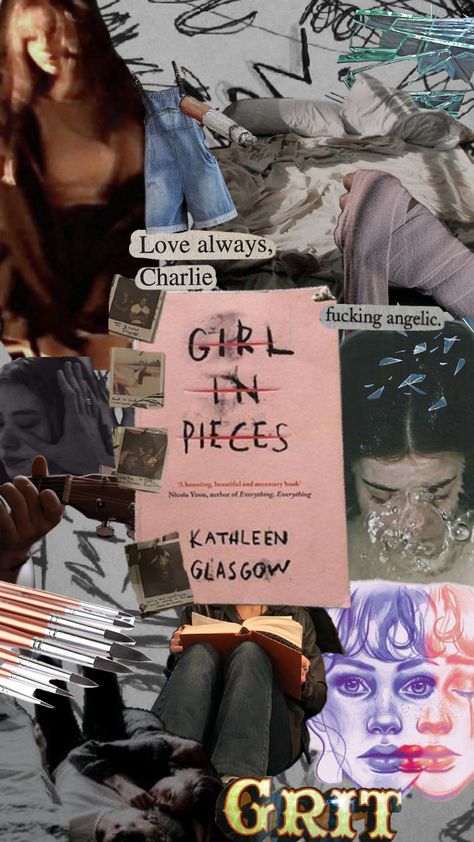 girl in pieces Girl In Pieces Aesthetic, Girl In Pieces Book Aesthetic, Pieces Aesthetic, Kathleen Glasgow, Girl In Pieces, Film Noir Photography, Noir Photography, Book Vibes, Thought Daughter