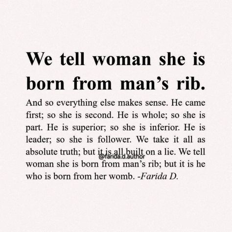 Farida D. | Love~ . . . . #feminismquotes #feminist #feminism #feministquotes #womenrightsarehumanrights #feminismisforeverybody | Instagram Black Feminist Quotes, Anti Patriarchy Quotes, Angry Feminist Aesthetic, Feminist Quotes Empowering, Feminism Poems, Strong Feminist Quotes, Sassy Feminist Quotes, Feminist Quotes Badass, Feminism Poetry