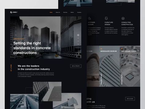 Architecture Landing Page, Architecture Set, Interior Design Work, Branding Marketing, The Architect, Landing Page Design, Marketing Design, Interior Furniture, Design Consultant