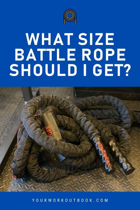 Looking to pick up a battle rope but don't know what size you should get? Here's a detailed breakdown of the things to consider when picking out the best battle rope for you and your workouts. Battle Rope Workout, Rope Exercises, Kettle Bell, Muscle Imbalance, Battle Ropes, Workout Space, Aerobics Workout, Outdoor Gym, Toned Arms