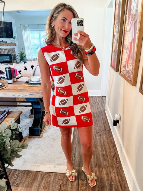 Game day OOTD  Queen of sparkles. Football. Game day. Go dawgs. Fall. Sports.   Follow my shop @Courtney_Townsend on the @shop.LTK app to shop this post and get my exclusive app-only content!  #liketkit #LTKSeasonal #LTKU #LTKStyleTip @shop.ltk https://liketk.it/4PYW9 Ohio State Tailgate Outfit, Ohio State Tailgate, Go Dawgs, Sparkle Outfit, Queen Of Sparkles, Fall Sports, Game Day Outfit, Alabama Football, Red Queen