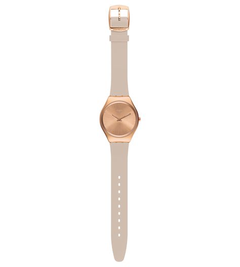 Swatch® United States - Irony (Ø 38 MM) SKINROSEE SYXG101 Swatch Watch Women, Swatch Store, Slim Watches, Swiss Made Watches, Swatch Watch, Analog Watch, Silicon Bands, Jewelry Show, Stylish Watches