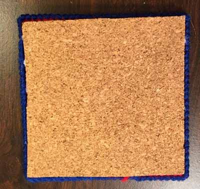 How to finish a plastic canvas coaster Plastic Canvas Coaster, Fabric Snowflakes, Fabric Snowflake, Fabric Tray, Continental Stitch, Canvas Coasters, Snowflake Decoration, Patriotic Projects, 3d Fabric