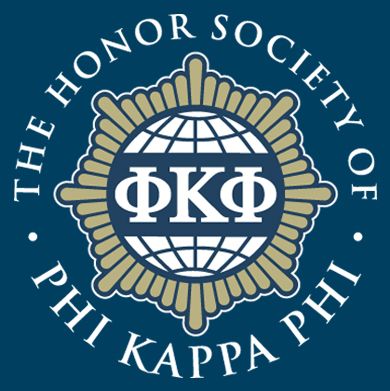 Phi Kappa Phi Logo For College, Phi Theta Kappa, National Honor Society, Northern Arizona University, Senior Student, Induction Ceremony, University Of Maine, Honor Society, Grad Student