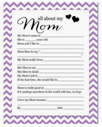 All About My Mom – Mother’s Day Interview for Kids https://feelslikehomeblog.com/2019/05/all-about-my-mom-mothers-day-interview-for-kids/ Interview Questions For Kids, Miami Friends, Mothers Day Keepsake, Keepsake Gift Ideas, All About My Mom, Questions For Kids, Mother's Day Printables, All About Mom, Mom Printable