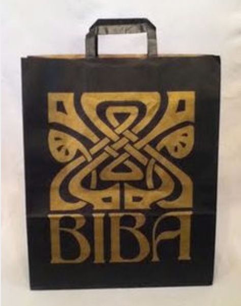 Biba •~• vintage shopping bag Biba London, Biba Shop, Biba Clothing, Biba Fashion, Barbara Hulanicki, Shoping Bag, Seventies Fashion, Vintage Shopping, Evolution Of Fashion