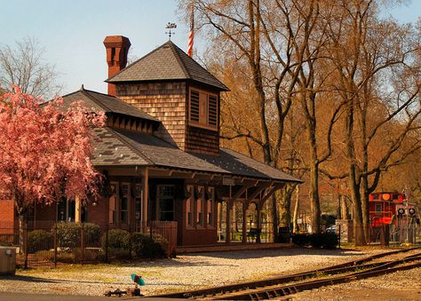 Lititz, PA Train Station by fundraz34, via Flickr Rural Train Station, Train Station Interior, Small Train Station, Vintage Train Station, Lititz Pennsylvania, Lititz Pa, Abandoned Train Station, Car Shed, Boat Shed