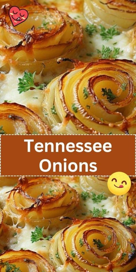 Experience the smoky, savory charm of Tennessee Onions. These caramelized onions are cooked low and The Perfect Onion, Slow Cooker Tennessee Onions, Fried Cabbage Potatoes And Onions, Recipes Using Fried Onions, Melted Onions Recipe, Tennessean Onions, Simple Onion Recipes, Recipes Using Onions, Baked Onion Recipes