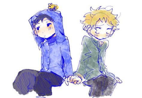 Tweek And Craig, Craig Tucker, Cute People, World Domination, South Park, My Favorites, Holding Hands, Drawings, Ships