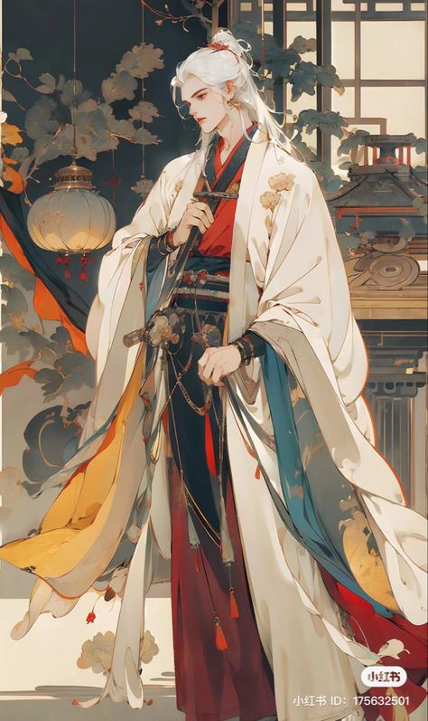 Japanese Man Drawing, Hanfu Art, Chinese Illustration, Japon Illustration, Digital Art Anime, Ancient China, 영감을 주는 캐릭터, Traditional Clothing, Boy Art