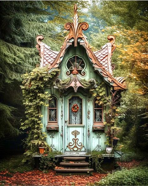 Tea Cottage, Fairytale Houses, Cute Cottages, Storybook House, Magical House, Fairytale House, Storybook Homes, Forest Cottage, Best Home Design