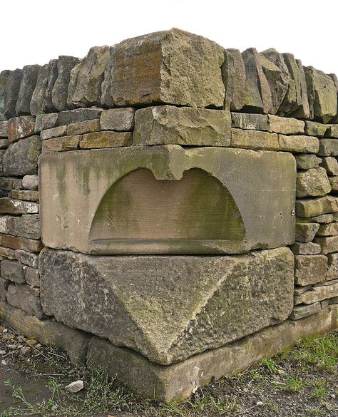 Ancient History Archaeology, Water Architecture, Stone Buildings, Stone Road, Rock Walls, Wall Corner, Old Stone Houses, Outdoor Stone, Yorkshire Uk