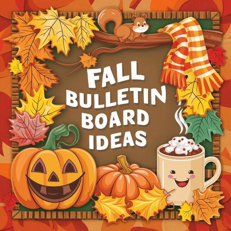 9 Fall Bulletin Board Ideas to Inspire Your Creativity Fall Bulliten Board Preschool, Fall Harvest Bulletin Board Ideas, October Bulletin Board Ideas For Work, Mushroom Bulletin Board Ideas, Fall Into Reading Bulletin Board, November Themed Bulletin Boards, November Bulletin Board Ideas For School, Fall Themed Bulletin Boards For School, Fall Boards Bulletin