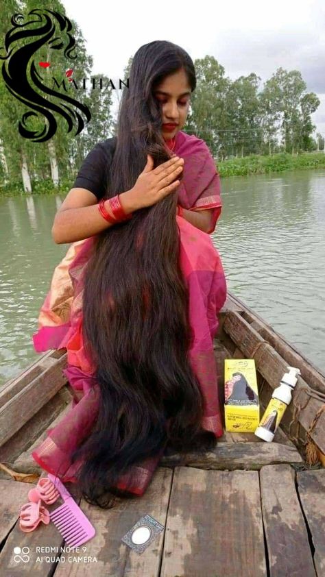 Lon Hair, Hair Growth Therapy, Faster Hair Growth, Indian Long Hair Braid, Huge Hair, Long Hair Images, Long Indian Hair, Big Bun Hair, Extremely Long Hair