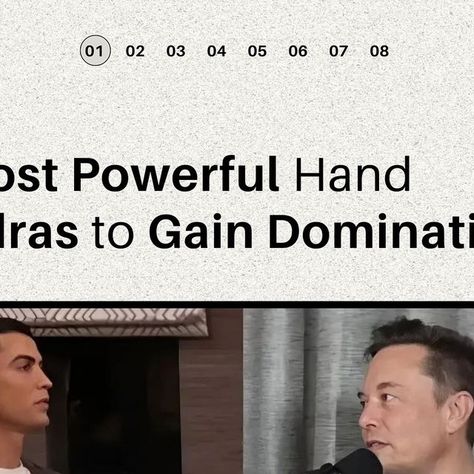 Positive Motivation, Mindset & Growth on Instagram: "⤵️ Read caption below, Here’s 5 Most Powerful Hand Mudras to Gain Domination ✋

1️⃣ Awakening Mudra (Uttarabodhi) :

→ Energize Your Mind - This mudra is known to awaken mental clarity and focus. 

→ Boost Self-Confidence - Use it to enhance your self-belief, making you feel invincible in any situation.

2️⃣ Enlightenment Mudra (Yoni) : 

→ Cultivate Inner Strength - Yoni mudra helps you tap into your inner reserves of strength.

→ Find Balance - Achieve a harmonious state of mind, enabling calm decision-making.

3️⃣ Illumination Mudra (Kalesvara) : 

→ Increase Self-Control - This mudra is perfect for mastering emotions and reactions.

→ Foster Patience - It promotes patience and persistence, key traits for those seeking domination.

4️ Awakening Mudra, Enlightenment Mudra, Mastering Emotions, Hand Mudras, Read Caption, Mindset Growth, Find Balance, Positive Motivation, Finding Balance